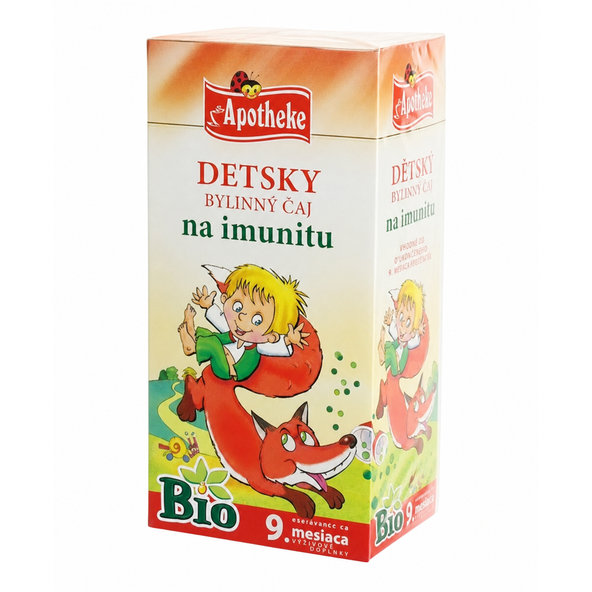 Apotheke BIO Dětský bylinný čaj na imunitu 9 m+ 20 sáčků
