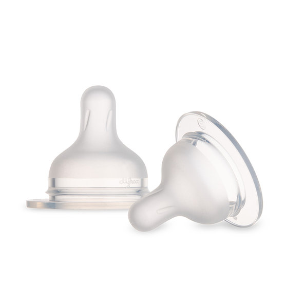 Canpol Babies silikonová savička S-Shape mini 0 m+ 2 ks