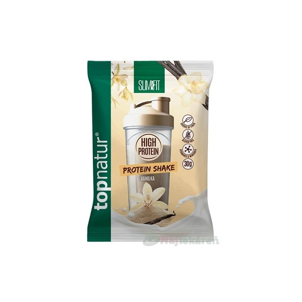 Topnatur Slim & Fit Protein Shake vanilka prášek 30 g