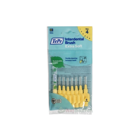 TePe Extra Soft medzizubní kartáčky 0,7 mm 8 ks