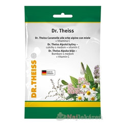 Dr. Theiss Alpské byliny bonbony s medem a vitaminem C 75 g