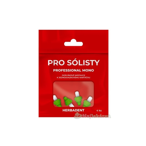 Herbadent Professional Mono náhradní hlavice 4 ks