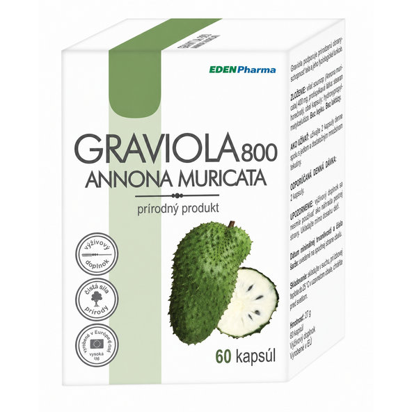 EDENPharma GRAVIOLA 800 60 tobolek 60 kapsúl