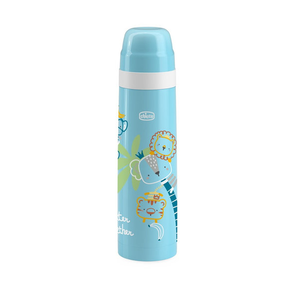 Chicco termoska modrá s obrázky 500 ml