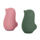 PETITE&MARS silikonové hračky do koupele Love birds Rose Green 6m+