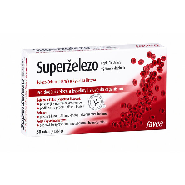 favea Superželezo 30 tablet