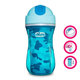Chicco termo hrneček Sport se slámkou modrý 266 ml 14 m+