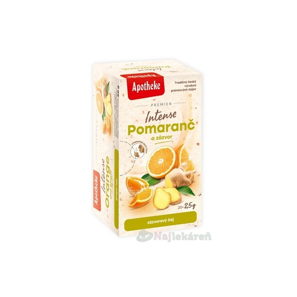 APOTHEKE Premier Intense pomeranč a zázvor 20x2,5 g