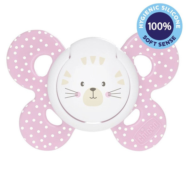 Chicco Physio Comfort dudlík holka kočka 16–16 m 1 ks