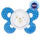 Chicco Physio Comfort silikonový dudlík medvídek 6–16 m