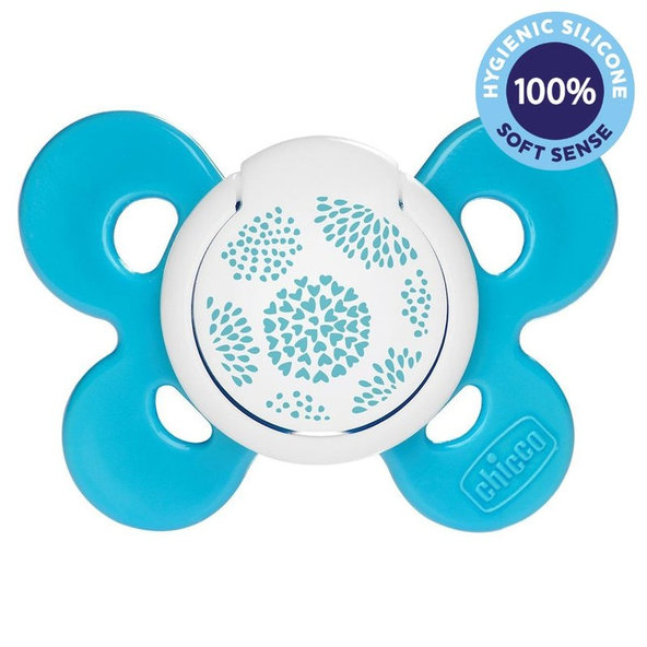 Chicco Physio Comfort silikonový dudlík tečky 6–16 m 1 ks