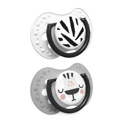 LOVI Salt & Pepper Dudlík dynamický silikonový 3–6 m 2 ks