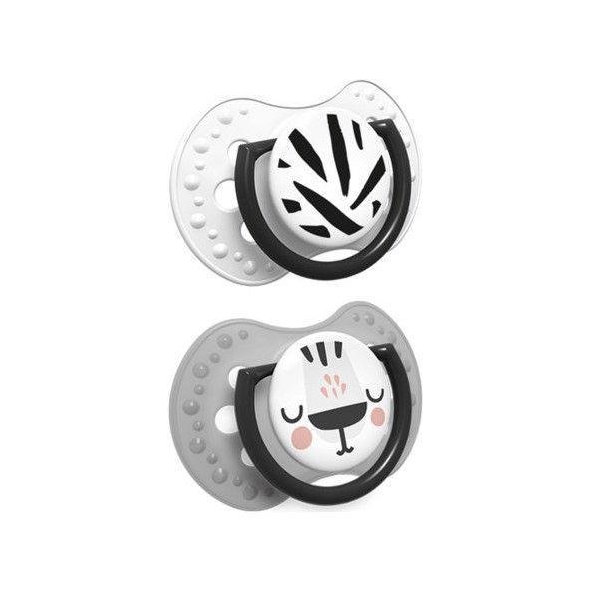 LOVI Salt & Pepper Dudlík dynamický silikonový 6-18 m 2 ks