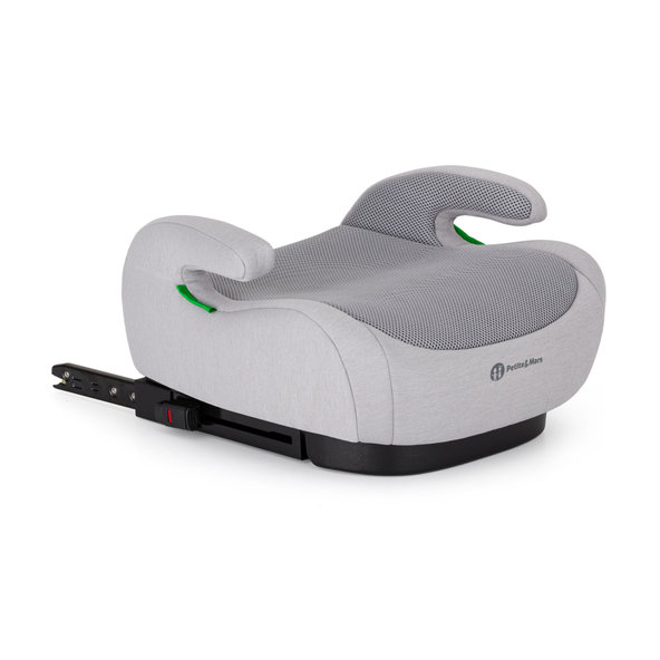 PETITE&MARS Podsedák Optimus Pro i-Size Air Gentle Grey 125–150 cm