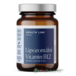 Health Link Lipozomální Vitamin B12 60 kapslí