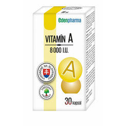 EDENPharma VITAMIN A 8000 I.U. 30 kapslí