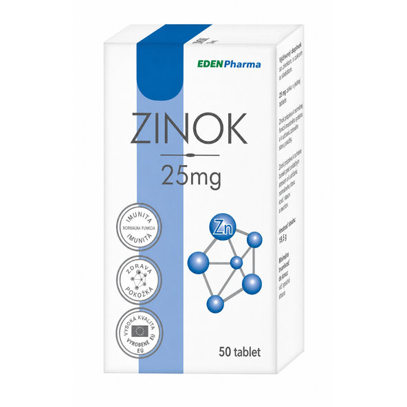 EDENPharma Zinek 25 mg 50 tablet