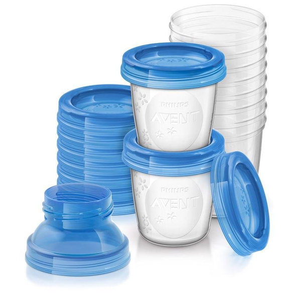 Philips AVENT VIA zásobníky na mateřské mléko 10 ks