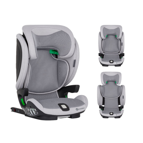 PETITE&MARS Elite Fix Pro i-Size Air Gentle Grey 100-150 cm