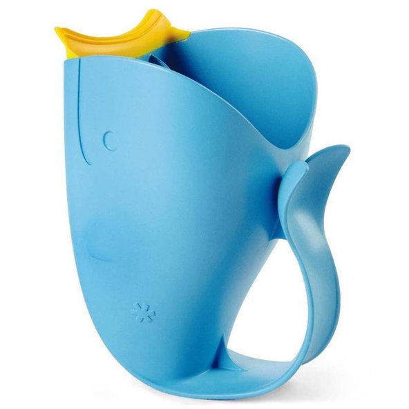 SKIP HOP Moby Kelímek na oplachování šamponu modrý