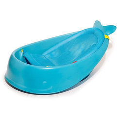 SKIP HOP Moby vanička s ergonomickou podložkou modrá