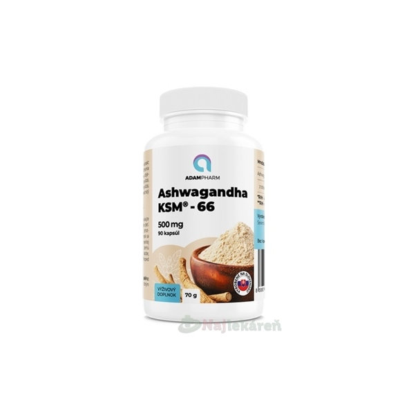 ADAMPharm Ashwagandha KSM-66 500 mg 90 kapslí