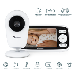 Petite&Mars digitální dětská chůvička NANO 4.0