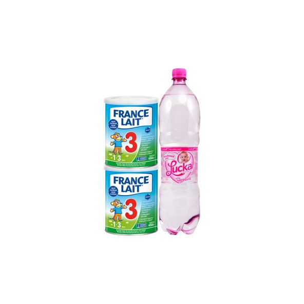 France Lait 3 Duo batolecí mléko + Lucka voda 1,5 l