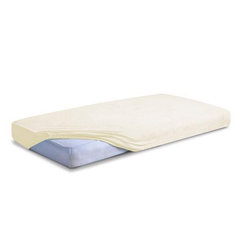 Babymatex froté plachta béžová 70x140 cm