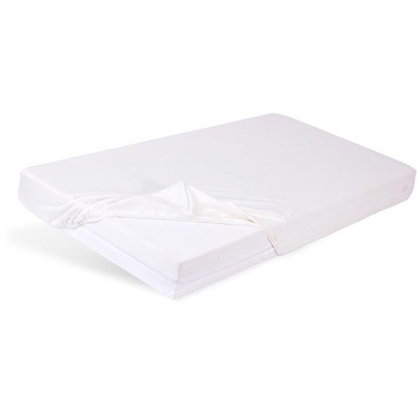 Babymatex ochranná plachta Bamboo bílá s gumičkou 60x120 cm