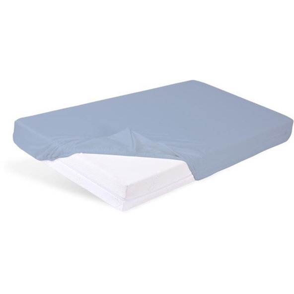 Babymatex ochranná plachta Bamboo světle modrá 60x120 cm