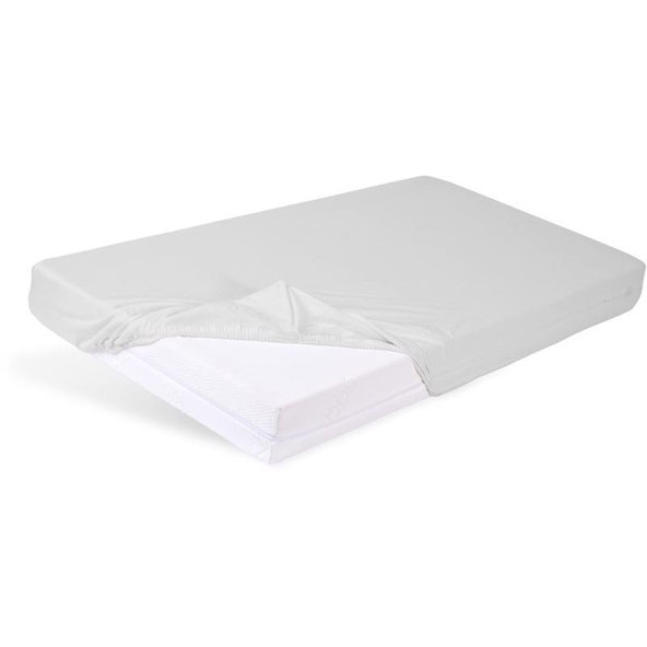 Babymatex ochranná plachta Bamboo světle šedá 60x120 cm