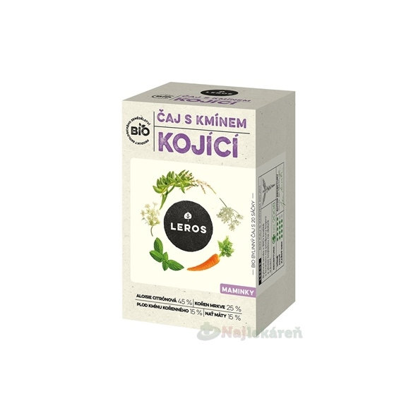 Leros BIO čaj s kmínem pro kojící maminky 20x1,8 g