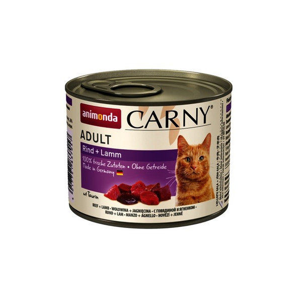 Animonda Carny® Adult konzerva pro kočky hovězí a jehněčí 200 g
