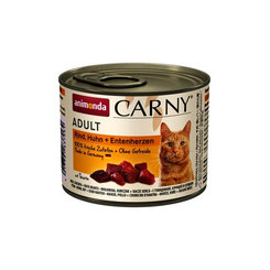 Animonda Carny® Adult hovězí kuře a kachní srdce 200 g