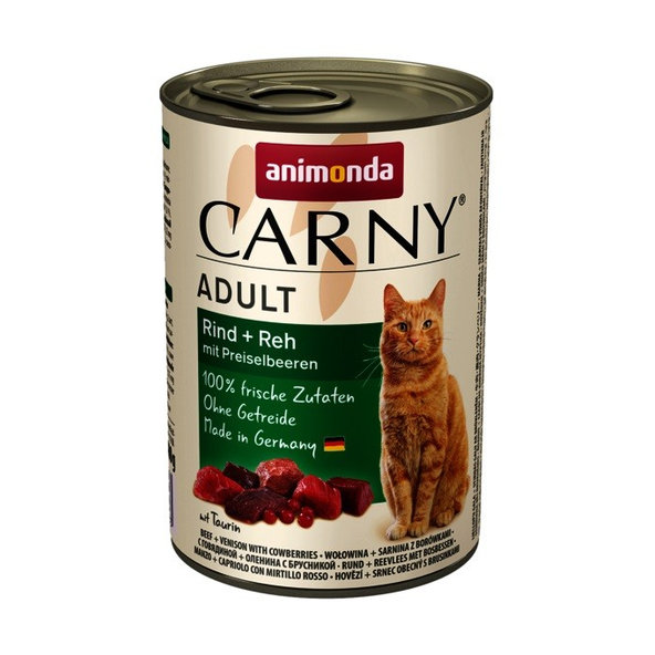 Animonda Carny® Adult hovězí a zvěřina s brusinkami 400 g