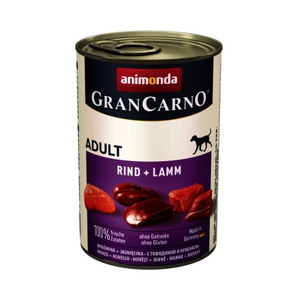 Animonda GranCarno® Adult konzerva pro psy hovězí a jehněčí 400 g