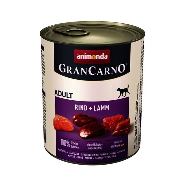 Animonda GranCarno® Adult konzerva pro psy hovězí a jehněčí 800 g