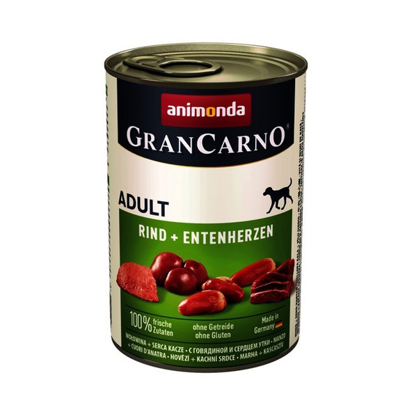 Animonda GranCarno® Adult hovězí a kachní srdce 400 g