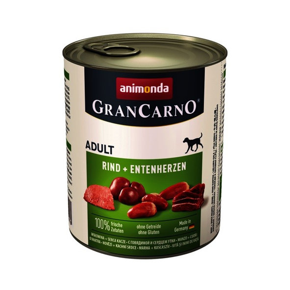Animonda GranCarno® Adult hovězí a kachní srdce 800 g