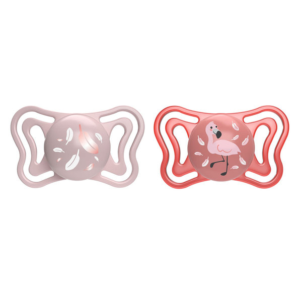 Chicco dudlík Physio Light silikonový holka 6–16 m 2 ks