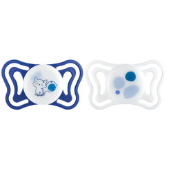 CHICCO Dudlíky Physioforma Light ortodontické modré 16-36m 2 ks