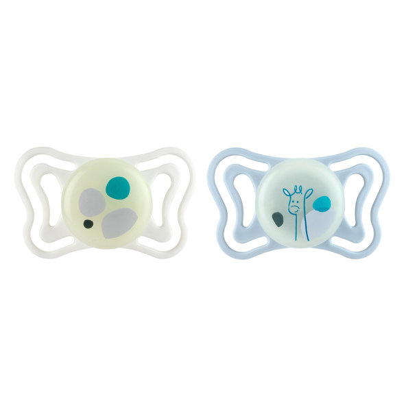 CHICCO Dudlíky Physioforma Light ortodontické neutrální 2-6m 2 ks