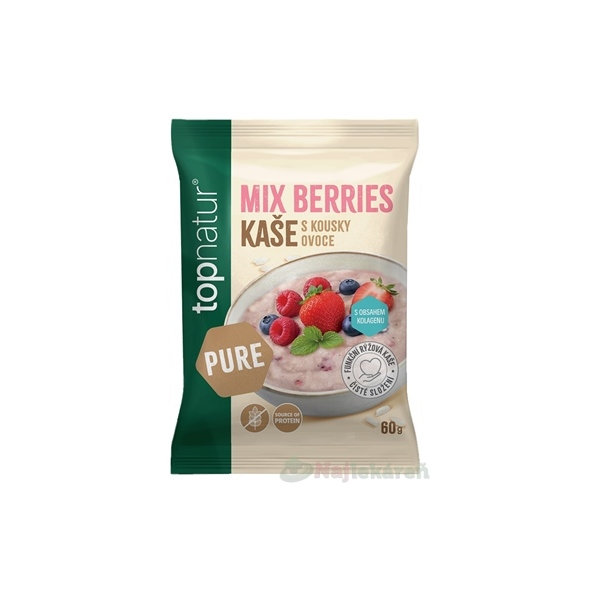 topnatur PURE KAŠE Mix Berries rýžová 60 g