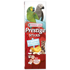Versele-Laga Prestige tyčinky pro papoušky banán a kokos 2 ks 8 x 140 g