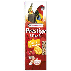 Versele-Laga Prestige tyčinky pro velké papoušky mango a šípky 8 x 2 ks