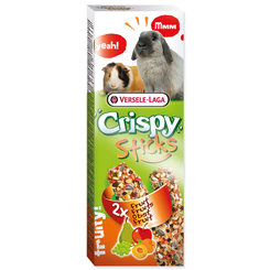 Versele-Laga Crispy tyčinka králík a morče s ovocem 110g 2ks