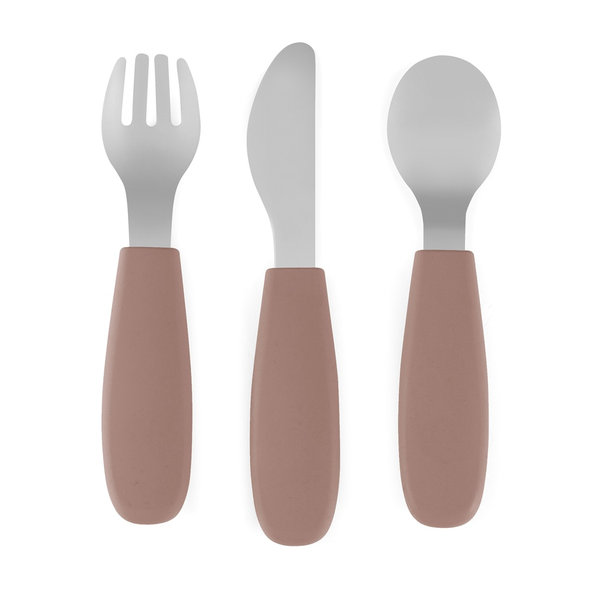 PETITE&MARS Sada příborů z nerezu Take&Match Velvet Latte 12m+