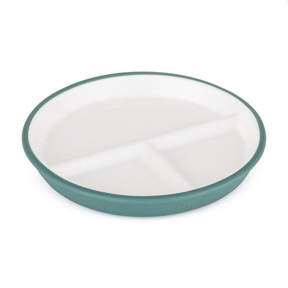 PETITE&MARS Talíř keramický se silikonovým obalem Misty Green