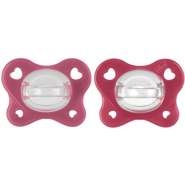 Chicco dudlík Physio Dual Soft silikonový holka 16–36 m 2 ks